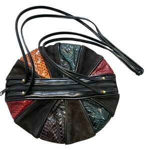 Vintage Snakeskin Ball Bag